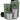 Gavesett Shot+Flask Set Adventure Hammertone Green 4x59ml/236ml