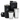 Gavesett Shot+Flask Set Adventure Matte Black 4x59ml/236ml